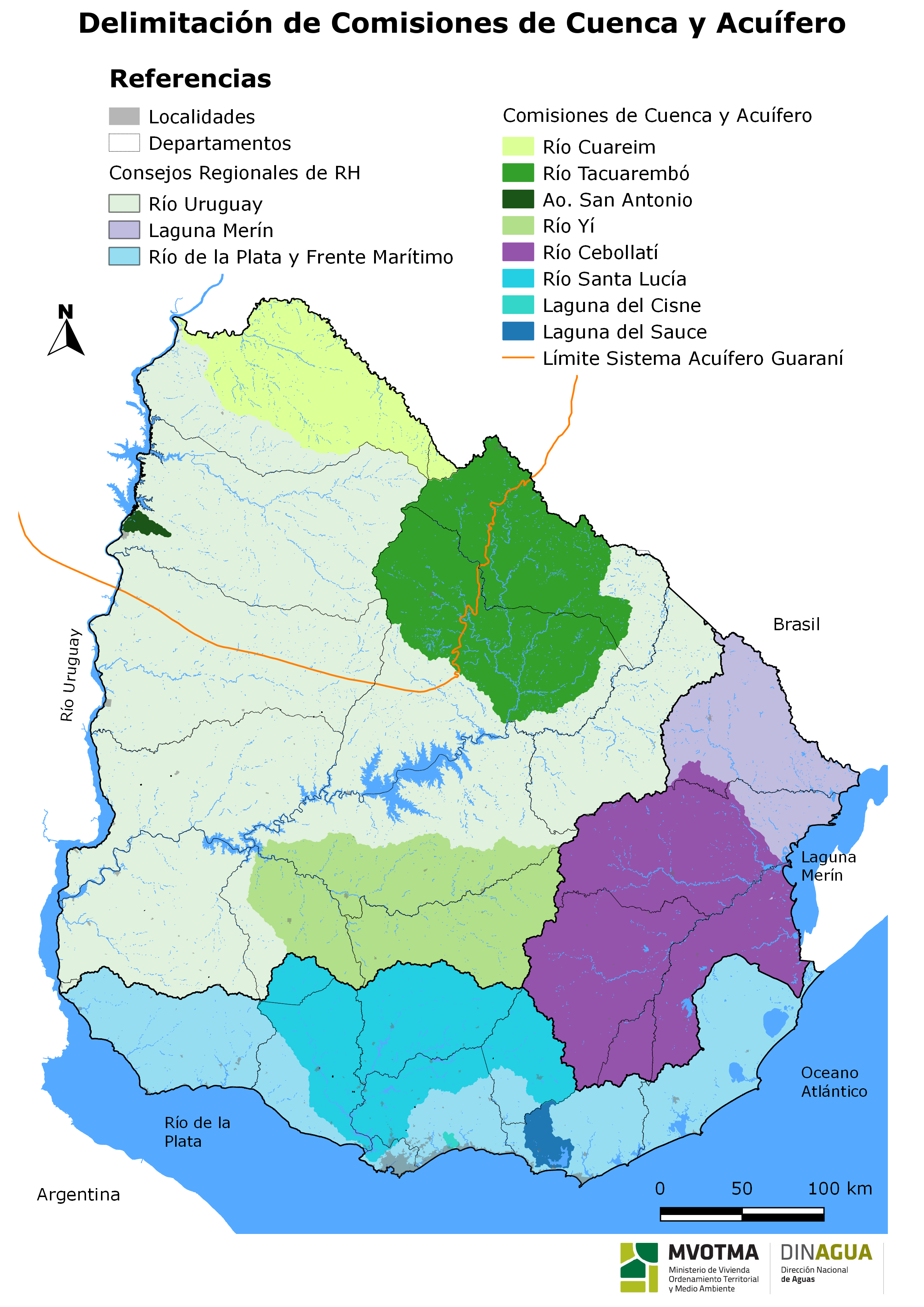 mapa dinagua consejos y comisiones