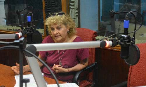 Integrante del Panel Ciudadano de Deci Agua en la Radio 